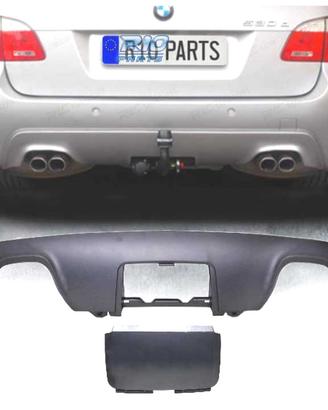 DIFFUSORE BMW E60 E61 LOOK M + TAPPO OO---OO