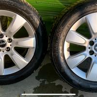 Cerchi in lega originali  e gomme mini countryman