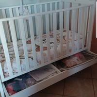 Lettino Erbesi cuore+ materasso