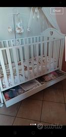 Lettino Erbesi cuore+ materasso