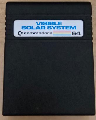 CARTUCCIA GIOCO VISIBLE SOLAR SYSTEM COMMODORE 64