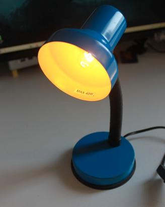 Lampada da tavolo pop art in plastica vintage anni