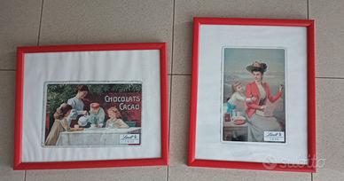 Collezione storica Lindt 32x,26 due quadretti