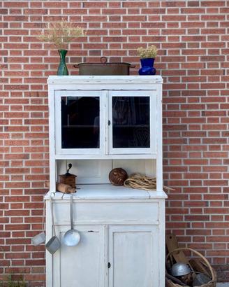 CREDENZA BIANCA SHABBY VETINA DA CUCINA PROVENZALE