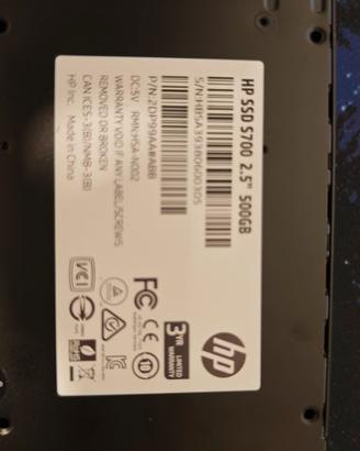 SSD HP 500gb s700 2.5" 