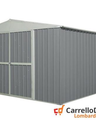 Box prefabbricato in acciaio 360x430 grigio chiaro