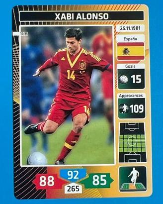 XABI ALONSO 10 Panini Die Fußball Stars 2014 card
