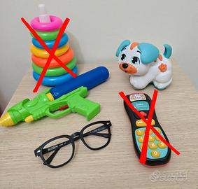 Set Giocattoli x bimbi 6/36 mesi, anche Clementoni