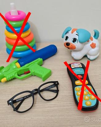 Set Giocattoli x bimbi 6/36 mesi, anche Clementoni