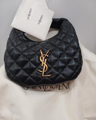 borsa Yves Saint Laurent  in pelle colore nero 