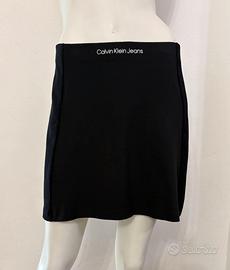 CK CALVIN KLEIN Gonna minigonna nera