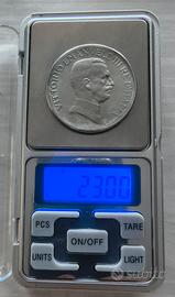 Riproduzione moneta 5 lire 1914 "Quadriga Domicia"