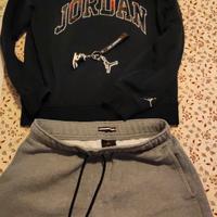 pantaloncini e felpa originali (tg.M)  Jordan 