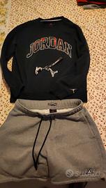 pantaloncini e felpa originali (tg.M)  Jordan 