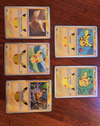 Set carte Pikachu