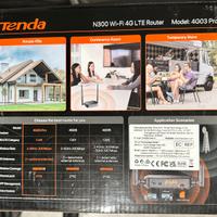 Router Tenda con sim N300 Wi-Fi 4G LTE