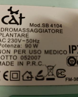 idromassaggiatore x piediluvio