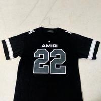 maglia amiri nera n.22