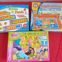 Set puzzle winx clementoni sapientino 