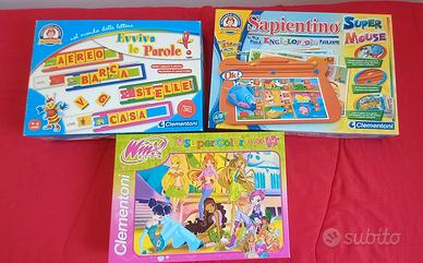 Set puzzle winx clementoni sapientino 