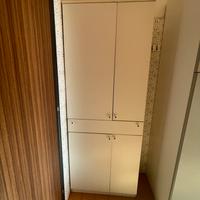 Armadietto bagno, ripostiglio, corridoio, cucina