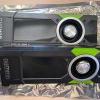 2 NVIDIA Quadro P5000 16GB GDDR5X -Nuove