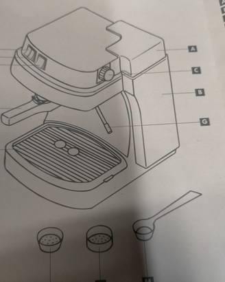Macchina caffè espresso Saeco 105
