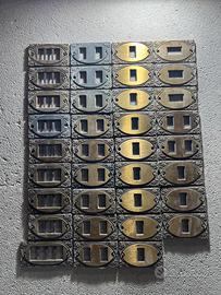 Placche in ottone vintage