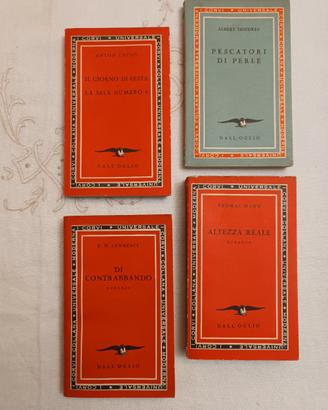 Lotto 4 libri vintage collana I Corvi Dall’Oglio 