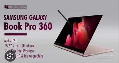 Samsung Galaxy Book pro 360° memoria di 1Terabyte