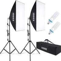 ESDDI Kit illuminazione softbox fotografia