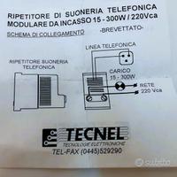 Tecnel ripetitore suoneria Telefonica 15-300W