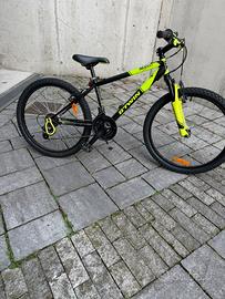 Bicicletta Mtb Rockrider 500 24 pollici come nuova