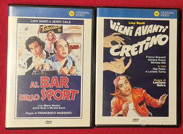 Coppia DVD Bar dello sport e Vieni avanti cretino