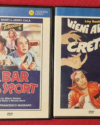 Coppia DVD Bar dello sport e Vieni avanti cretino