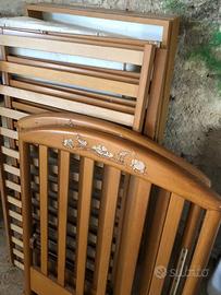 Lettino neonato pali