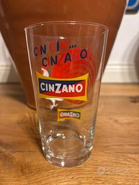 Bicchiere cinzano vintage
