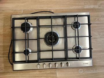 SMEG P272XGH Piano cottura a gas, Stainless steel