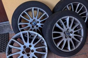 205 50 r17 xl  4 cerchi volvo e 3 pneumatici