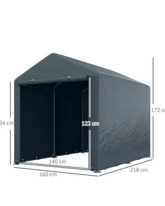 Outsunny Garage Moto per Esterno 