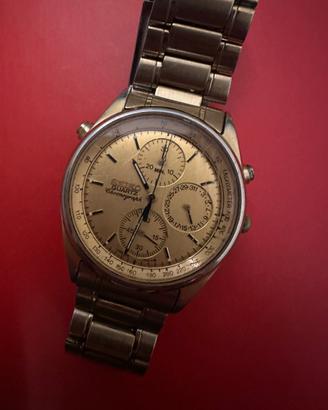 Orologio cronografo Seiko anni ‘80 placcato oro
