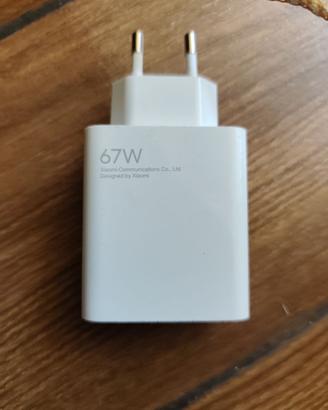 CARICABATTERIE XIAOMI 67W ORIGINALE  NUOVO
