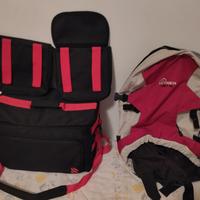 1 zaino , 1 borsa rigida