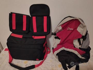1 zaino , 1 borsa rigida