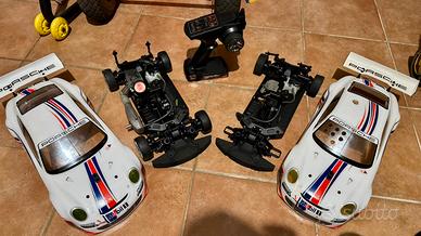 2 kyosho fazer Porsche nitro