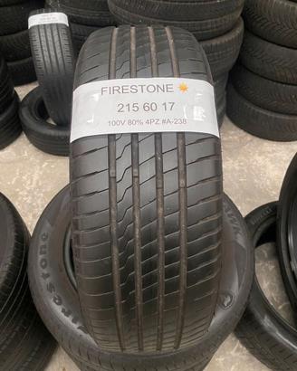 215 60 17 Firestone 80% di battistrada