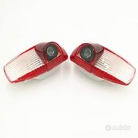 2 Proiettori logo PORSCHE BOXSTER Luci Cortesia