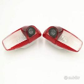 2 Proiettori logo PORSCHE BOXSTER Luci Cortesia