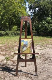 Cavalletto antico per quadri