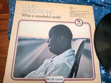 vinile di Louis armstrong what a wonderful world 